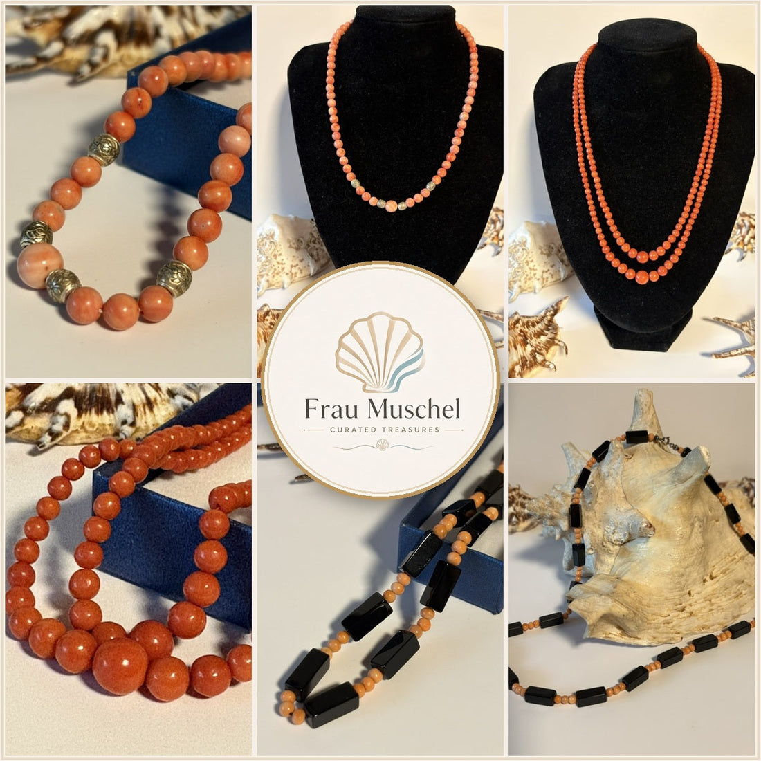 Nachhaltiger Vintage-Schmuck aus Naturmaterialien – bewahren statt neu produzieren | Frau Muschel